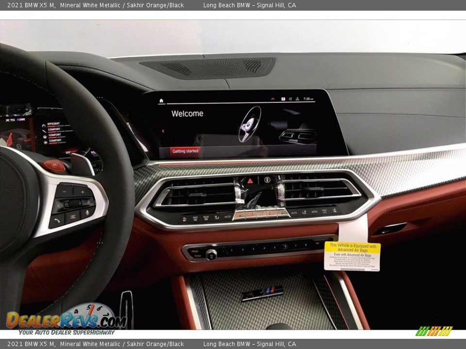 Dashboard of 2021 BMW X5 M  Photo #6