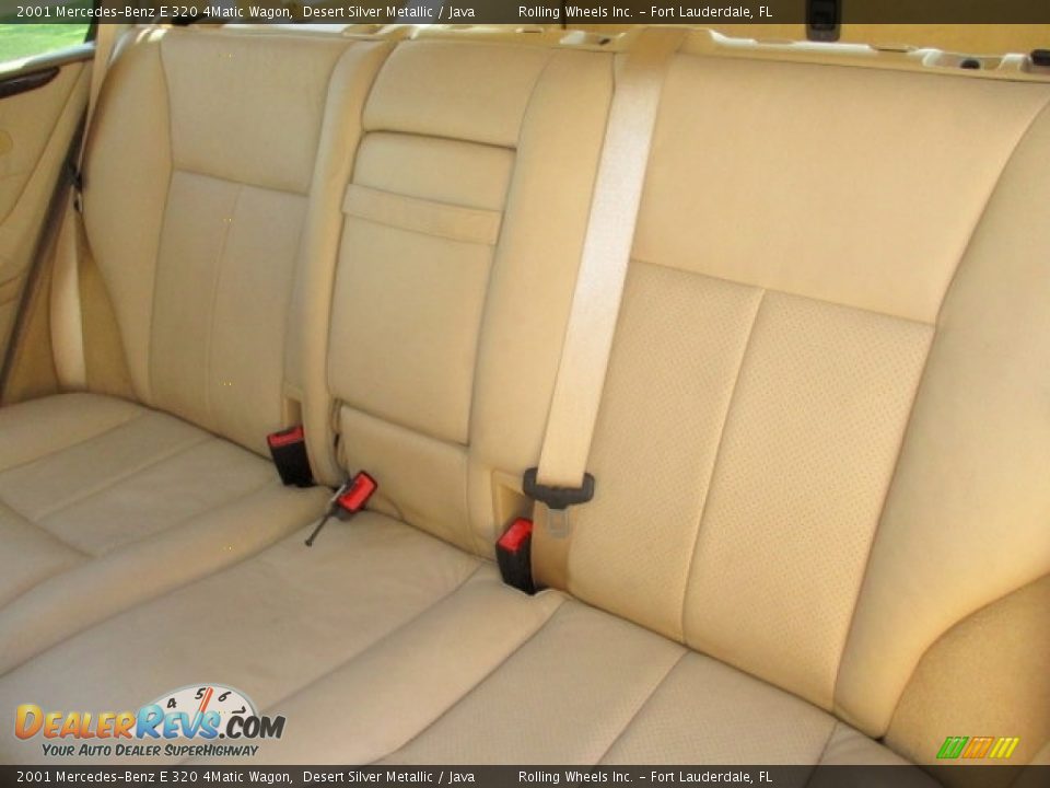 2001 Mercedes-Benz E 320 4Matic Wagon Desert Silver Metallic / Java Photo #36