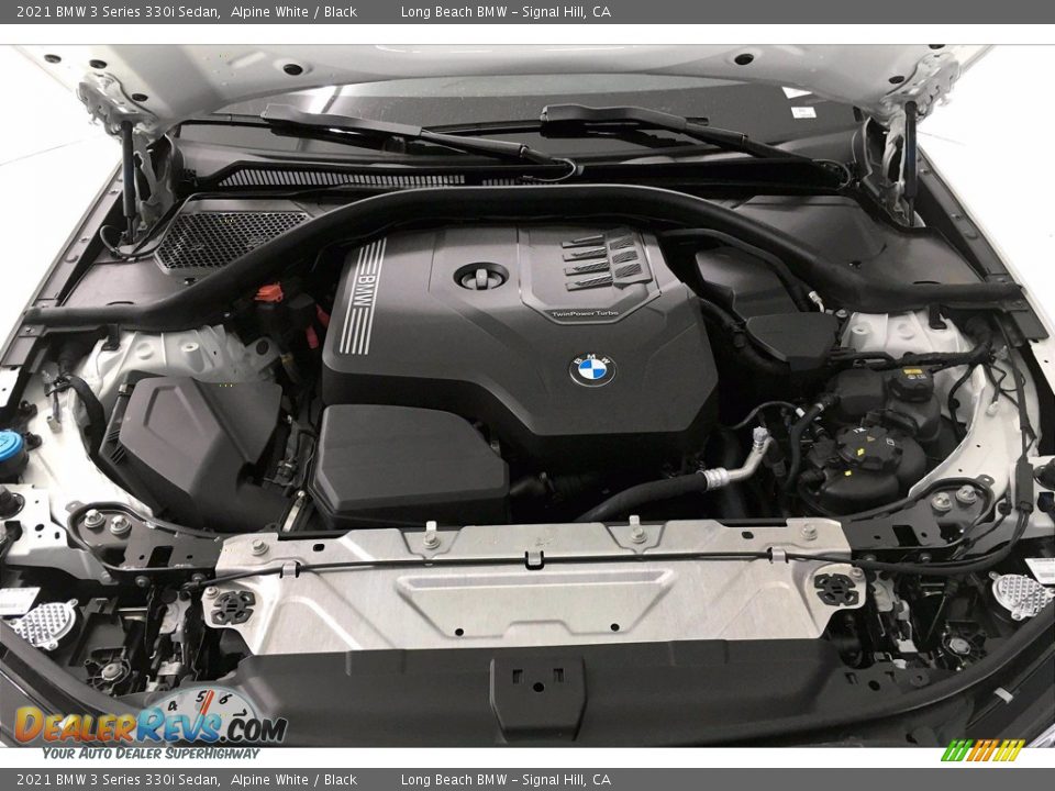 2021 BMW 3 Series 330i Sedan Alpine White / Black Photo #10