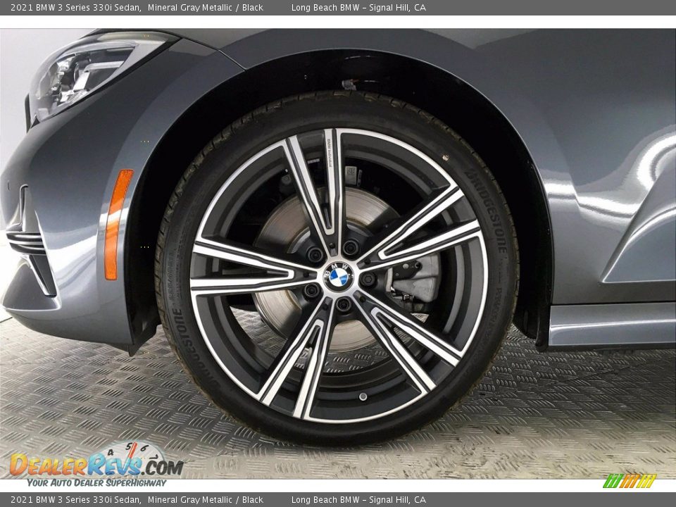2021 BMW 3 Series 330i Sedan Mineral Gray Metallic / Black Photo #12