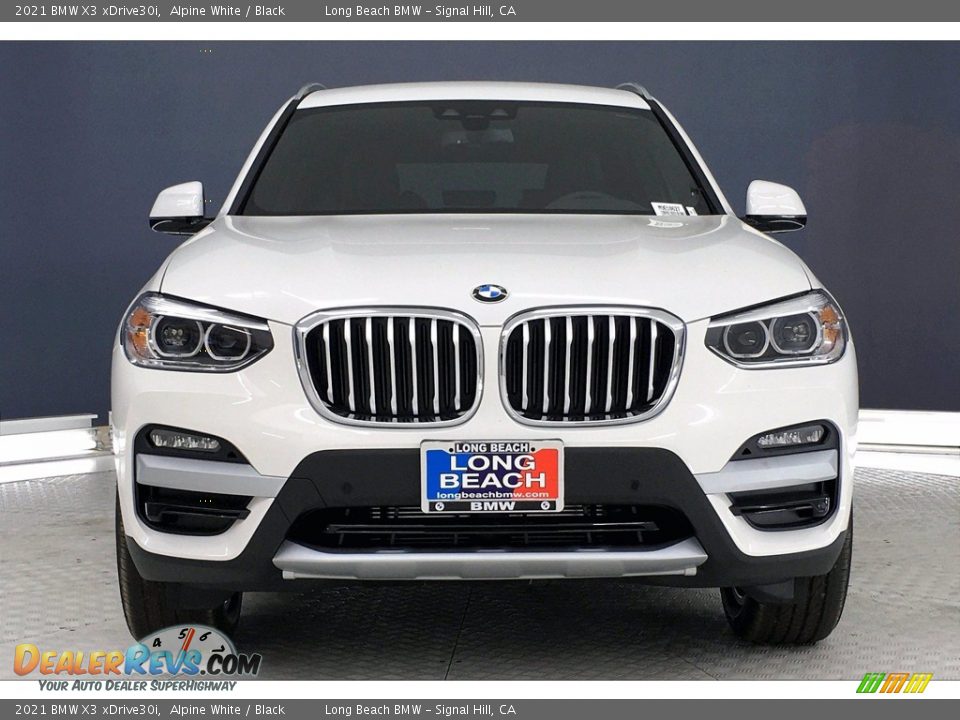 2021 BMW X3 xDrive30i Alpine White / Black Photo #2