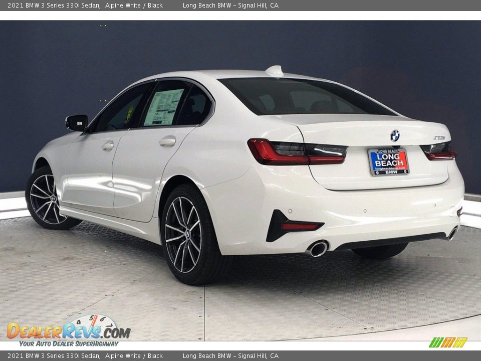 2021 BMW 3 Series 330i Sedan Alpine White / Black Photo #3