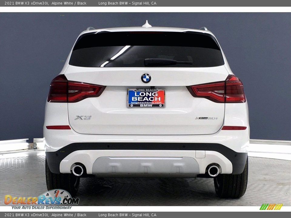 2021 BMW X3 xDrive30i Alpine White / Black Photo #4