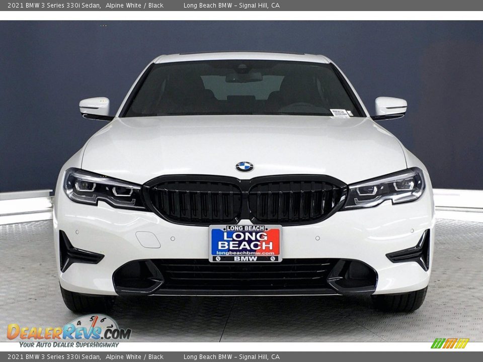 2021 BMW 3 Series 330i Sedan Alpine White / Black Photo #2