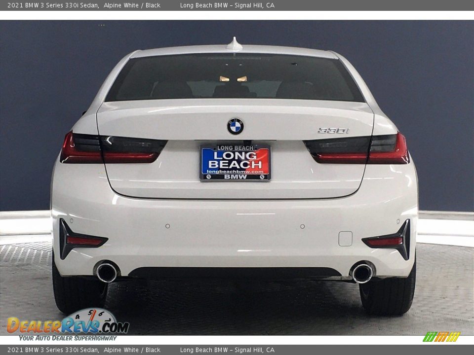 2021 BMW 3 Series 330i Sedan Alpine White / Black Photo #4