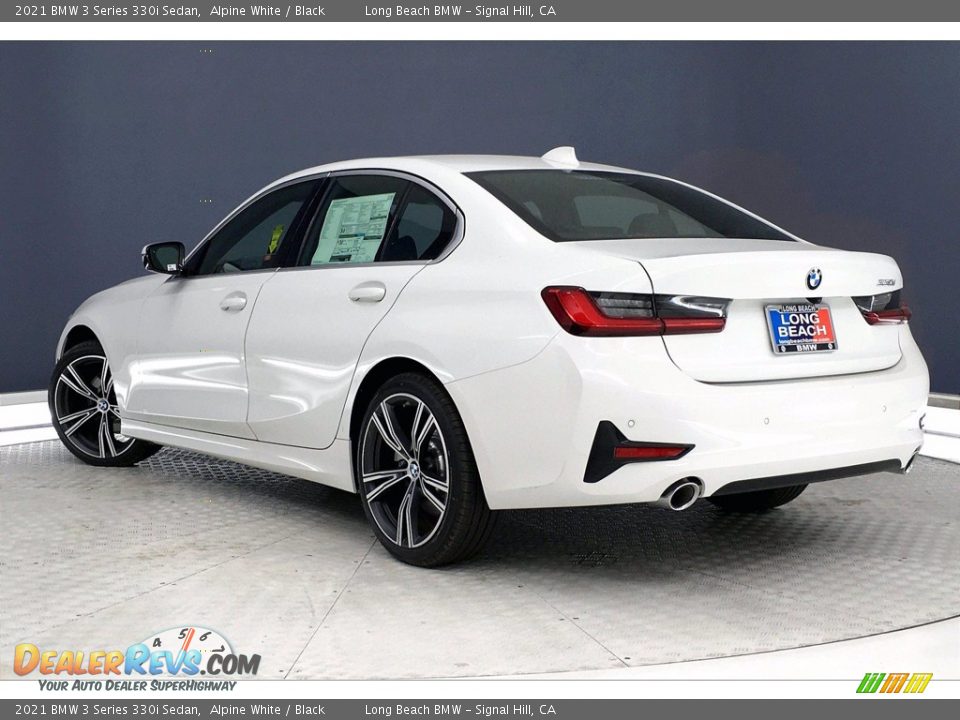 2021 BMW 3 Series 330i Sedan Alpine White / Black Photo #3