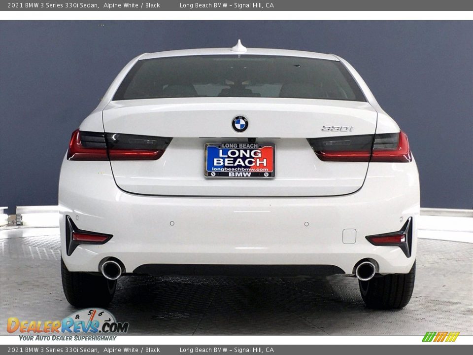 2021 BMW 3 Series 330i Sedan Alpine White / Black Photo #4