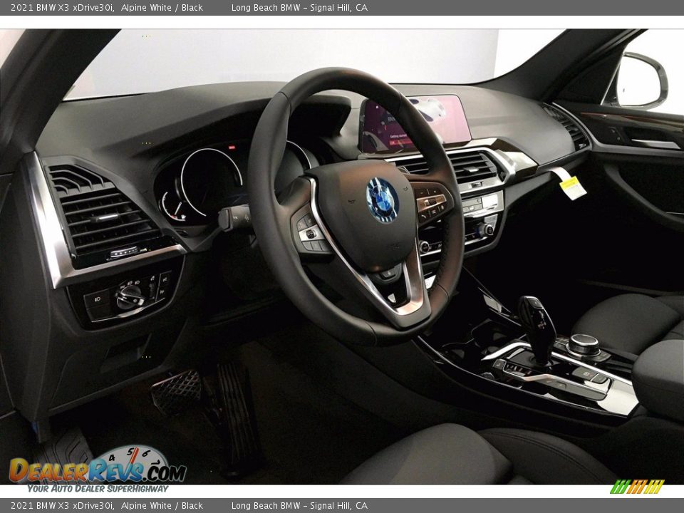 2021 BMW X3 xDrive30i Alpine White / Black Photo #7