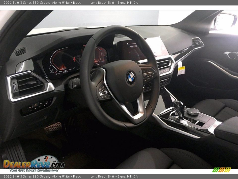 2021 BMW 3 Series 330i Sedan Alpine White / Black Photo #7