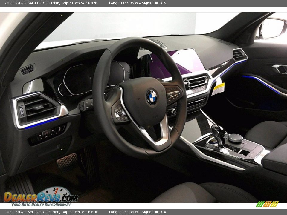 2021 BMW 3 Series 330i Sedan Alpine White / Black Photo #7