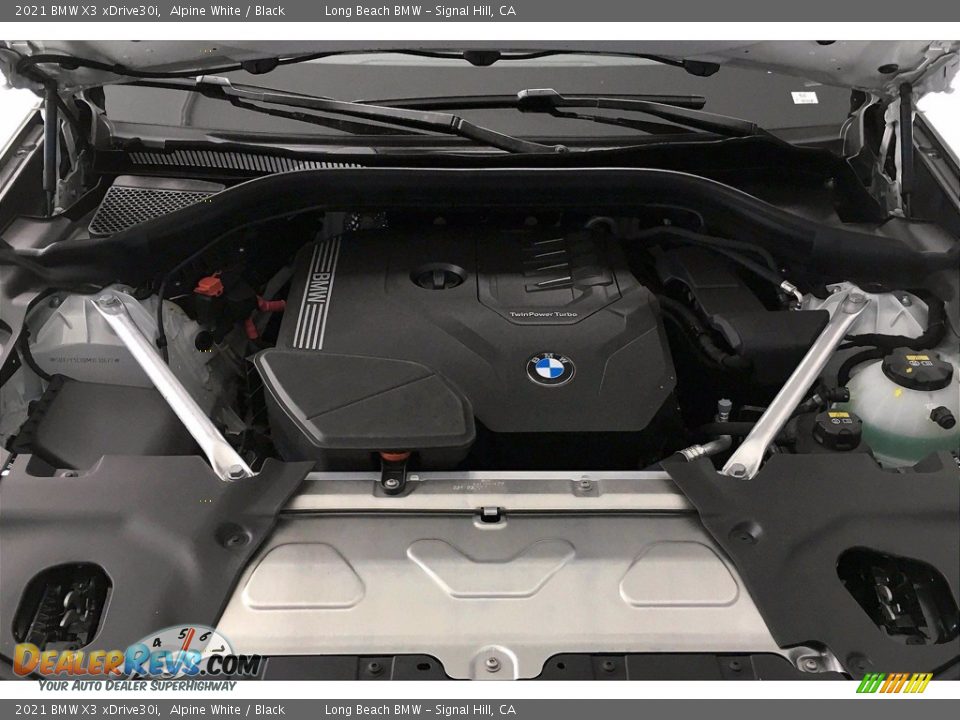 2021 BMW X3 xDrive30i Alpine White / Black Photo #10