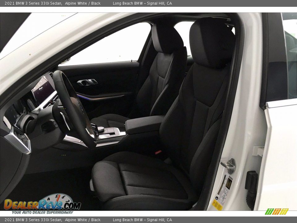 2021 BMW 3 Series 330i Sedan Alpine White / Black Photo #9
