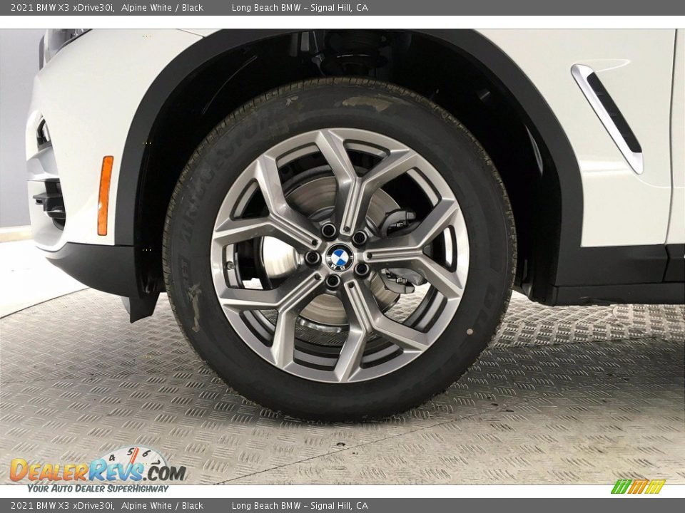 2021 BMW X3 xDrive30i Alpine White / Black Photo #12