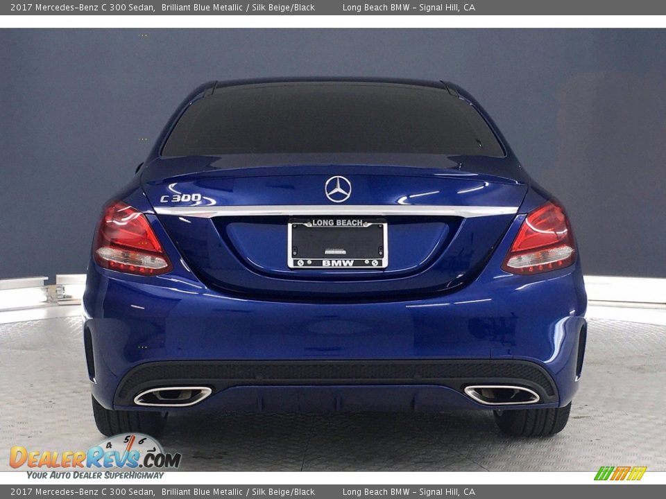 2017 Mercedes-Benz C 300 Sedan Brilliant Blue Metallic / Silk Beige/Black Photo #3