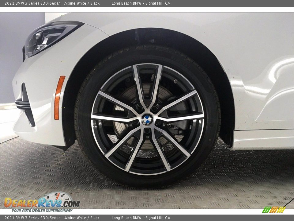 2021 BMW 3 Series 330i Sedan Alpine White / Black Photo #12