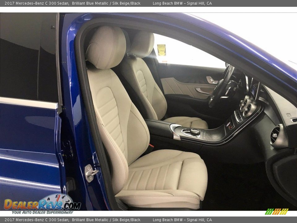 2017 Mercedes-Benz C 300 Sedan Brilliant Blue Metallic / Silk Beige/Black Photo #6