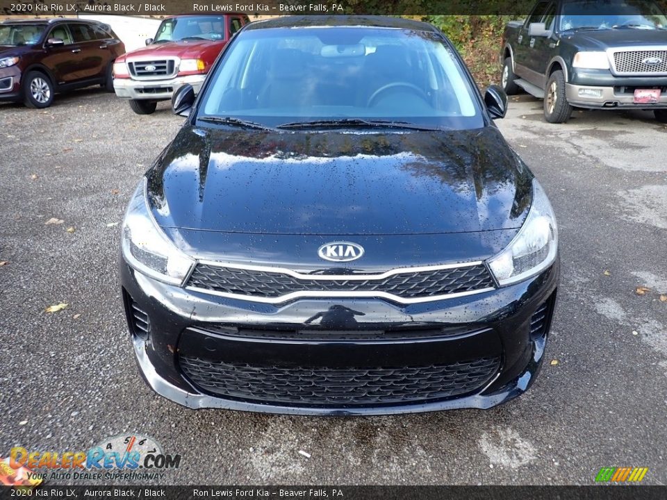2020 Kia Rio LX Aurora Black / Black Photo #4