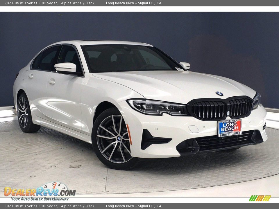 2021 BMW 3 Series 330i Sedan Alpine White / Black Photo #19