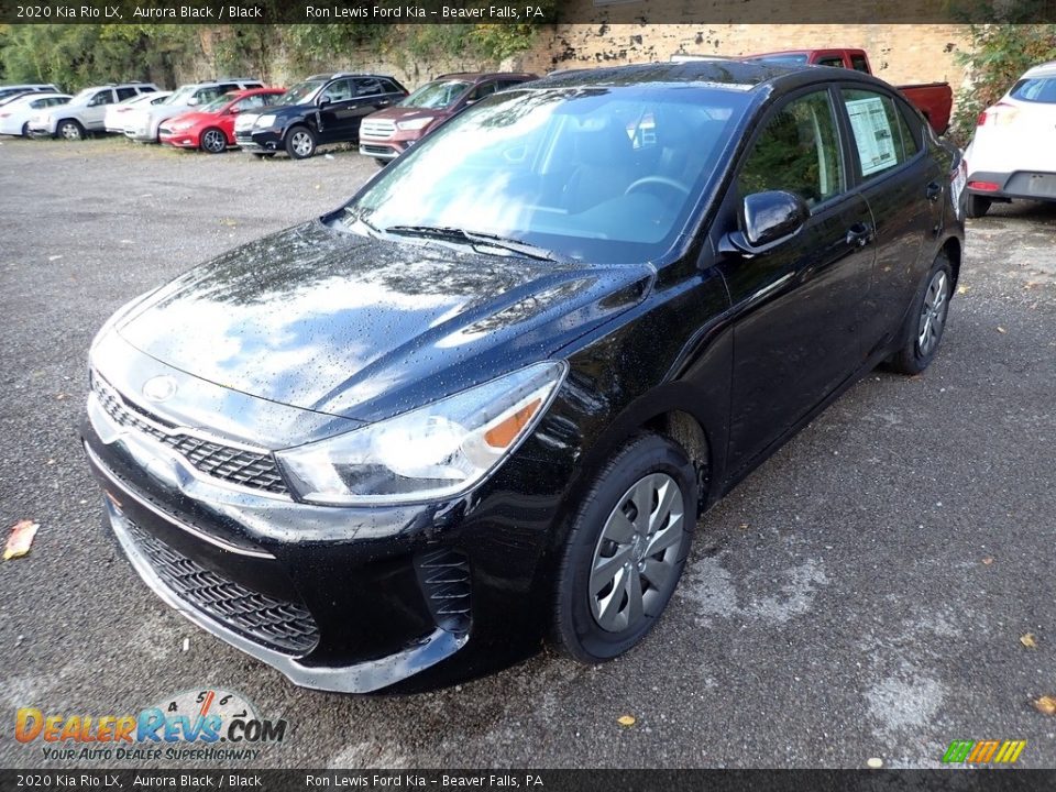 2020 Kia Rio LX Aurora Black / Black Photo #5