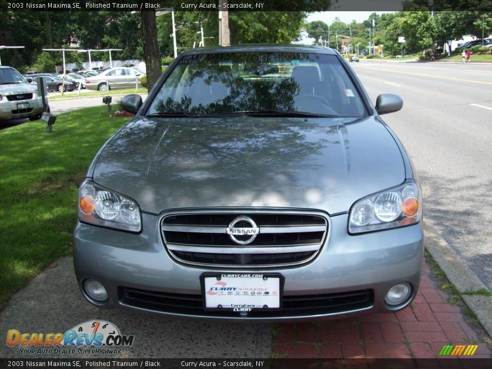 2003 Nissan Maxima SE Polished Titanium / Black Photo #3