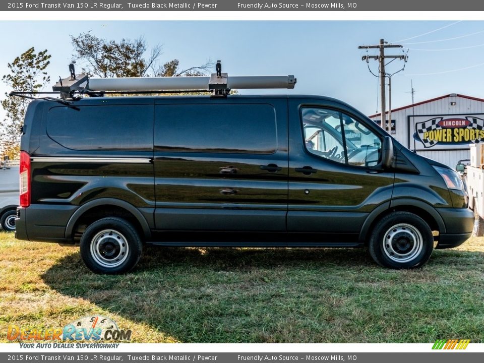 Tuxedo Black Metallic 2015 Ford Transit Van 150 LR Regular Photo #3