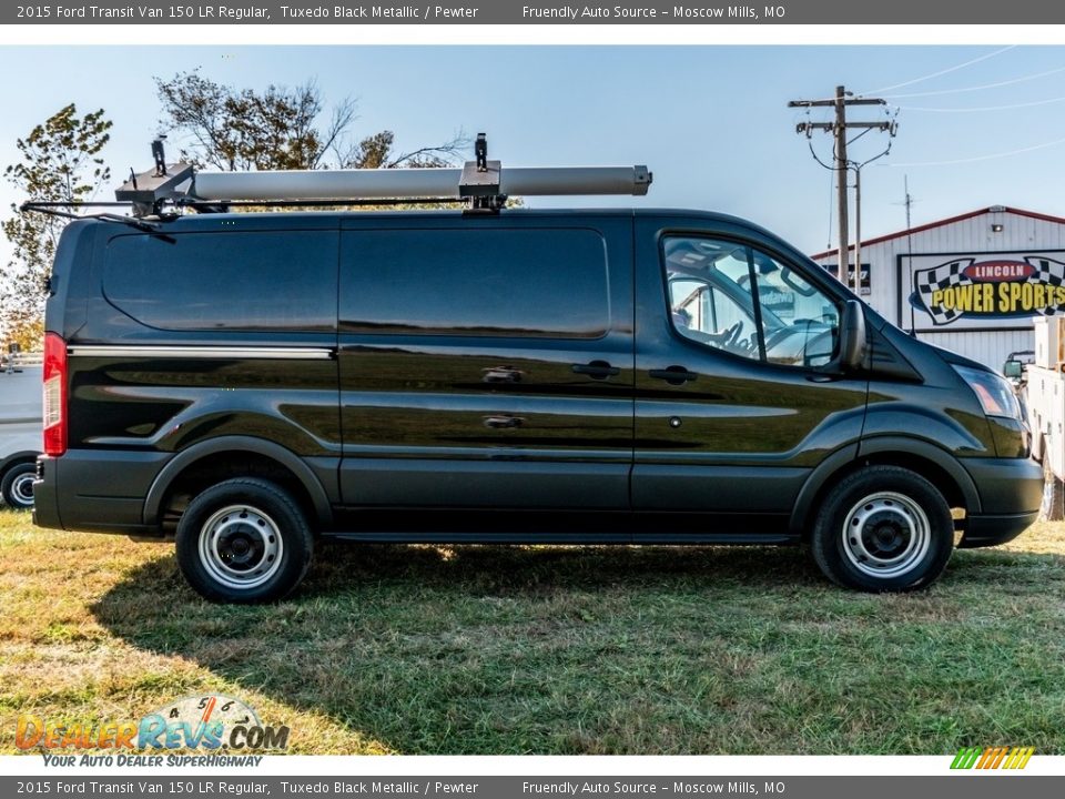 Tuxedo Black Metallic 2015 Ford Transit Van 150 LR Regular Photo #3
