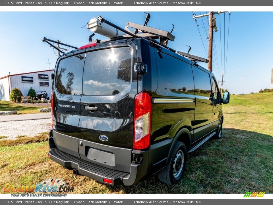 2015 Ford Transit Van 150 LR Regular Tuxedo Black Metallic / Pewter Photo #4