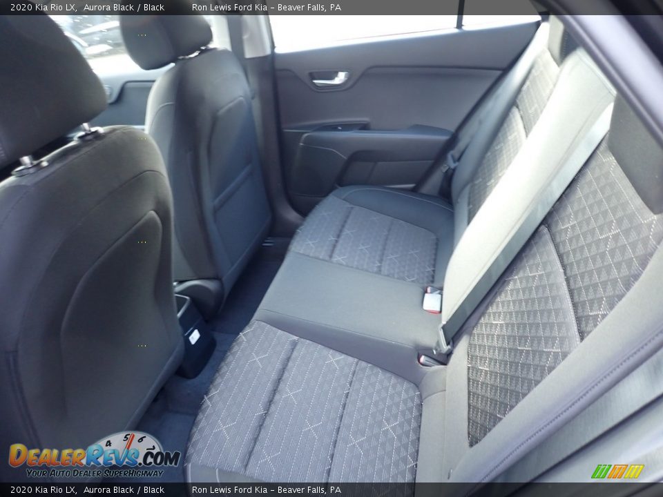 2020 Kia Rio LX Aurora Black / Black Photo #11