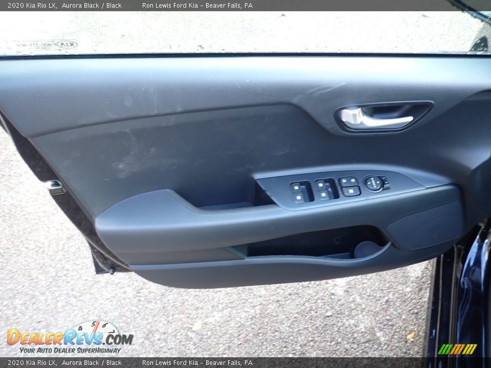2020 Kia Rio LX Aurora Black / Black Photo #13