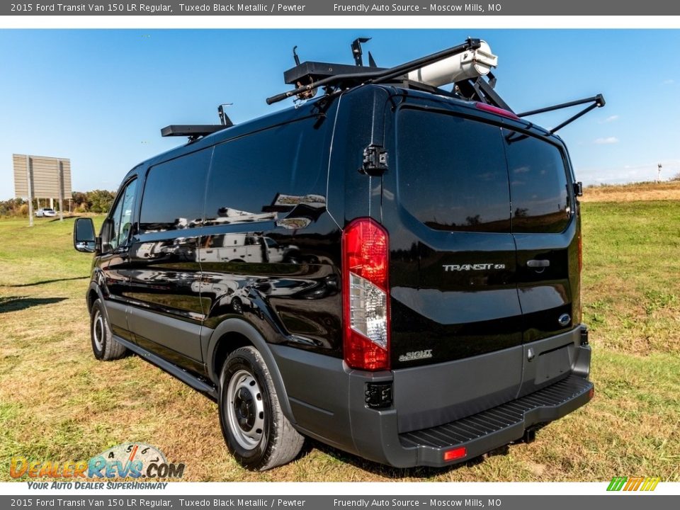 Tuxedo Black Metallic 2015 Ford Transit Van 150 LR Regular Photo #6