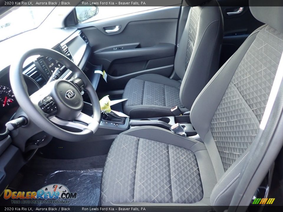 2020 Kia Rio LX Aurora Black / Black Photo #14