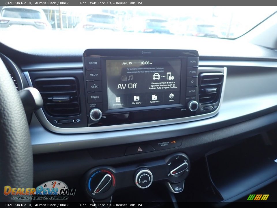 2020 Kia Rio LX Aurora Black / Black Photo #16
