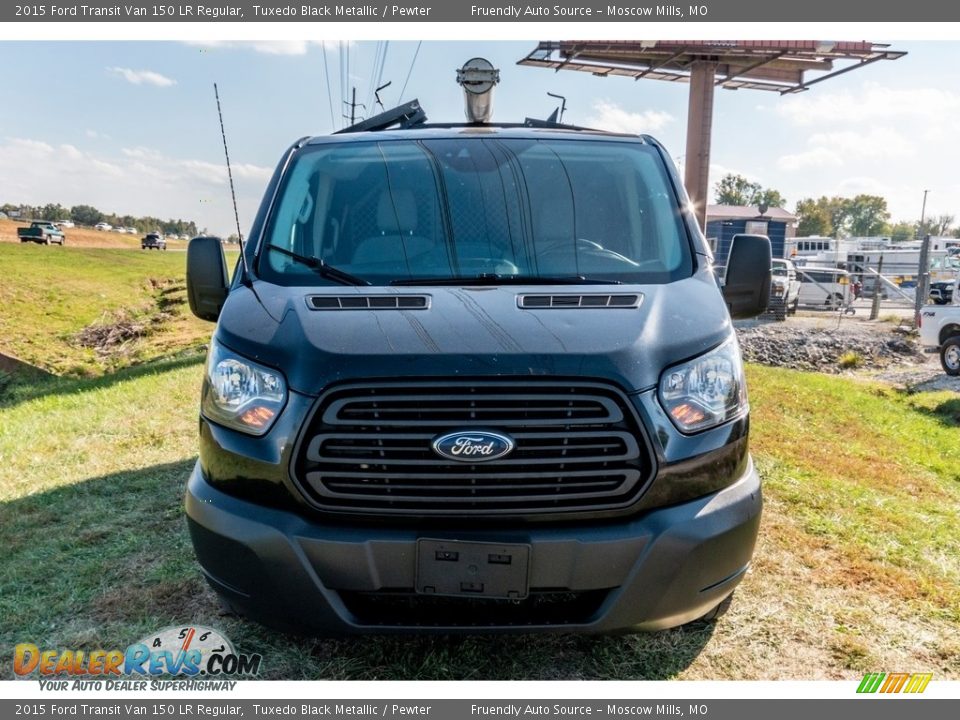 2015 Ford Transit Van 150 LR Regular Tuxedo Black Metallic / Pewter Photo #9