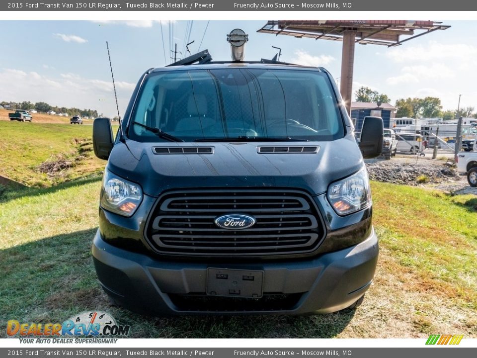 2015 Ford Transit Van 150 LR Regular Tuxedo Black Metallic / Pewter Photo #9