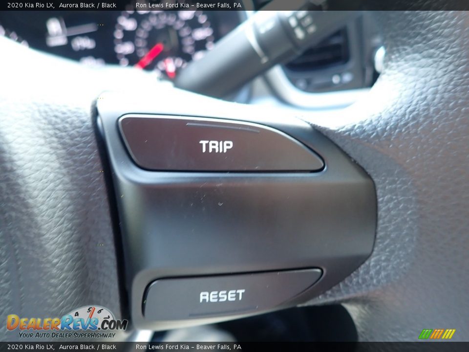 2020 Kia Rio LX Aurora Black / Black Photo #18