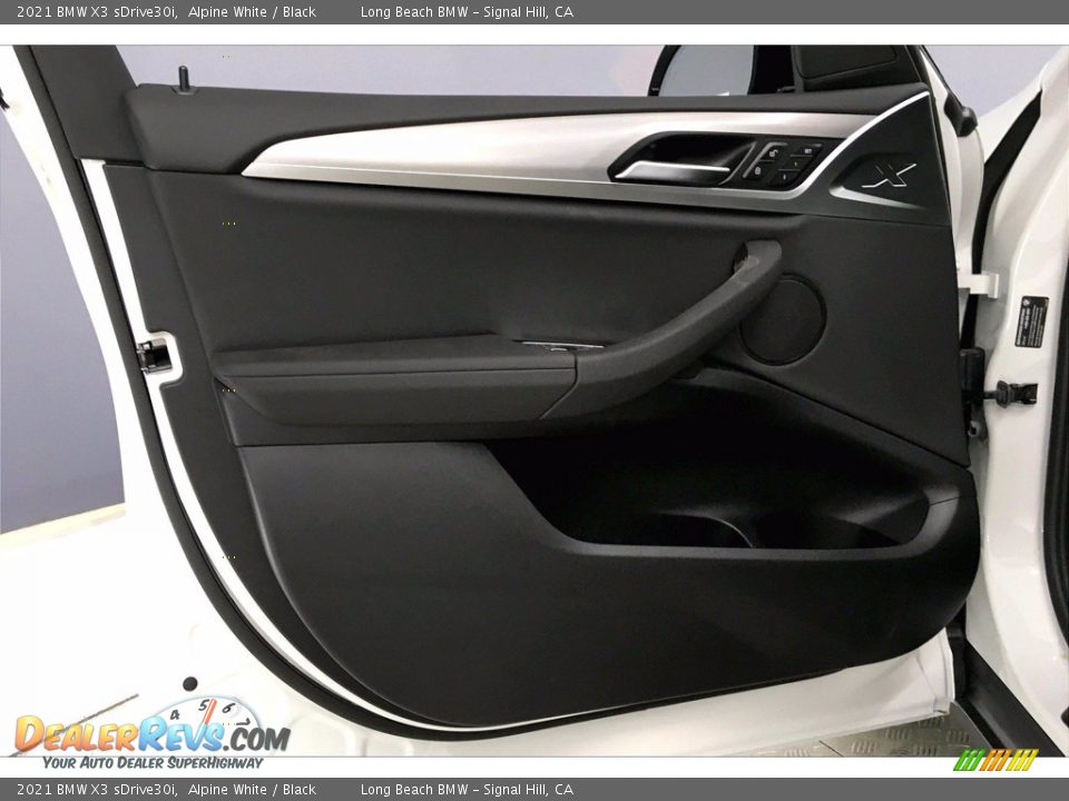 2021 BMW X3 sDrive30i Alpine White / Black Photo #13