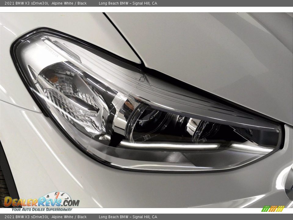 2021 BMW X3 sDrive30i Alpine White / Black Photo #14
