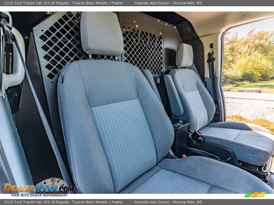 2015 Ford Transit Van 150 LR Regular Tuxedo Black Metallic / Pewter Photo #25