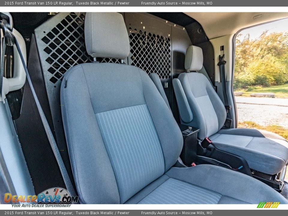 2015 Ford Transit Van 150 LR Regular Tuxedo Black Metallic / Pewter Photo #25