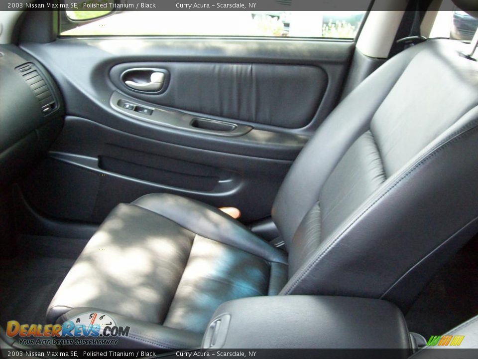 2003 Nissan Maxima SE Polished Titanium / Black Photo #9