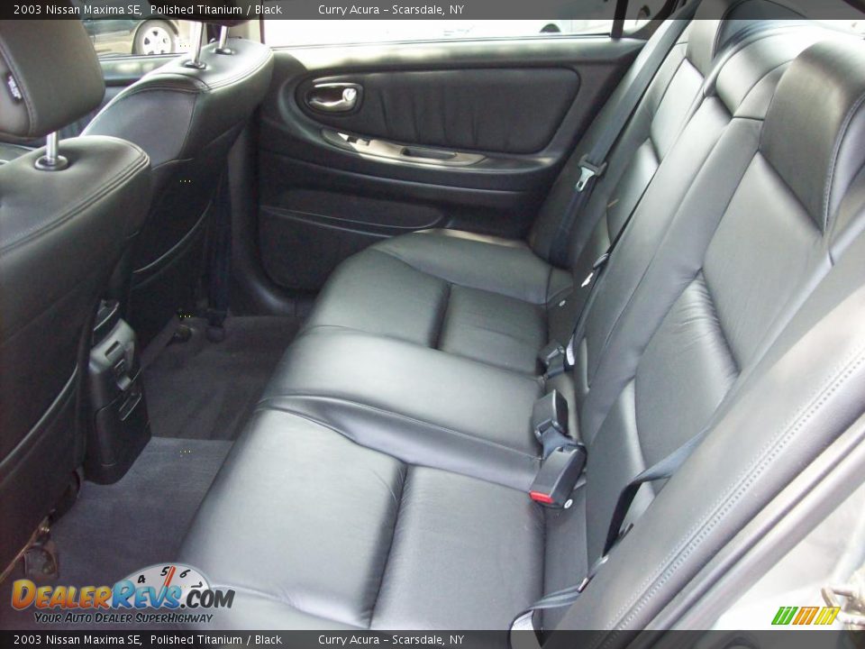 2003 Nissan Maxima SE Polished Titanium / Black Photo #10