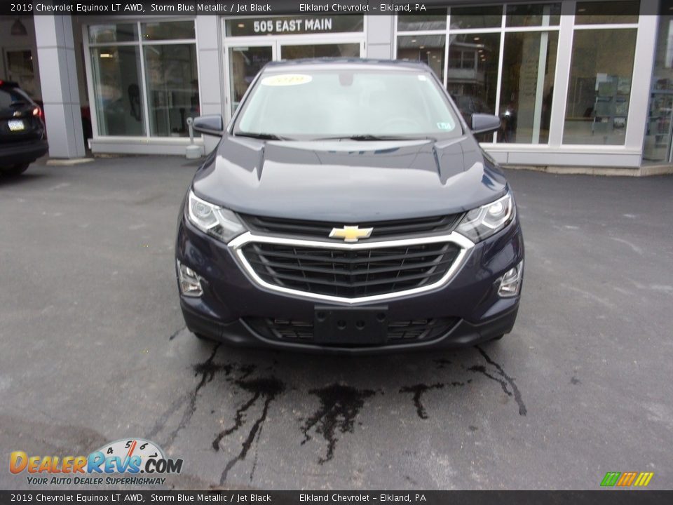2019 Chevrolet Equinox LT AWD Storm Blue Metallic / Jet Black Photo #2