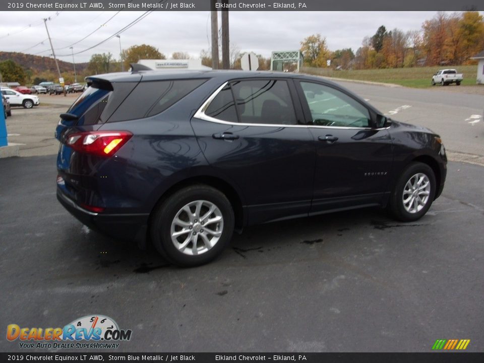 2019 Chevrolet Equinox LT AWD Storm Blue Metallic / Jet Black Photo #4