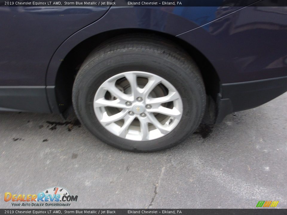 2019 Chevrolet Equinox LT AWD Storm Blue Metallic / Jet Black Photo #8