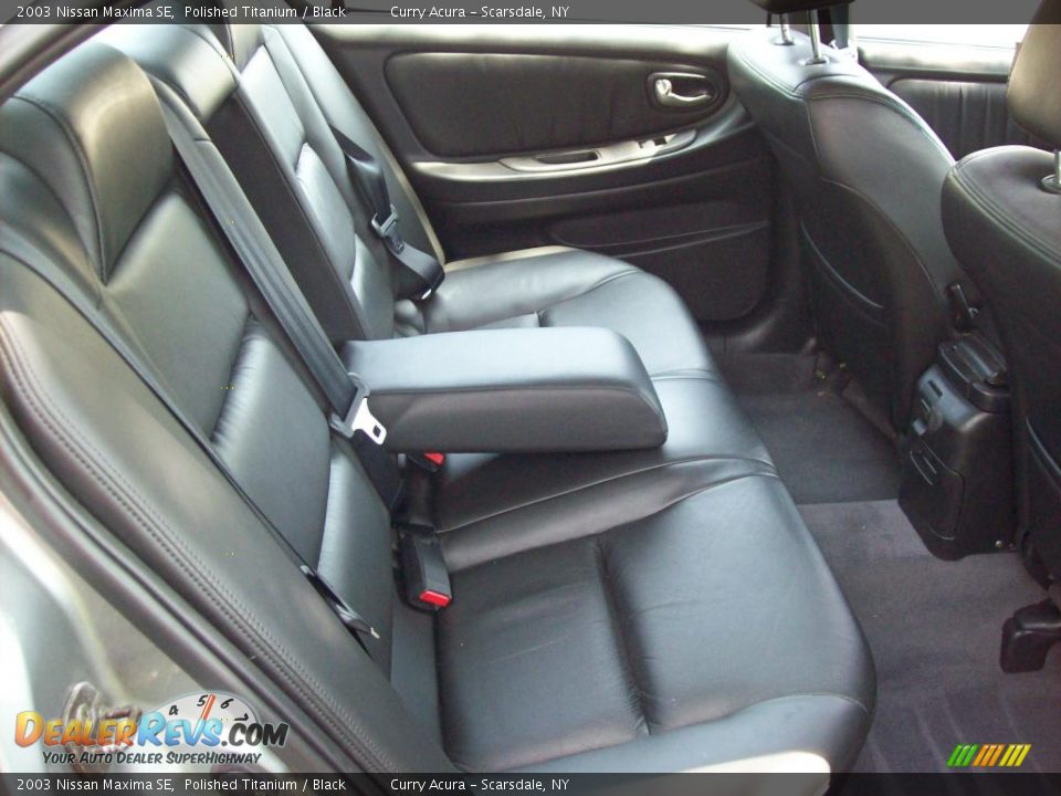 2003 Nissan Maxima SE Polished Titanium / Black Photo #12