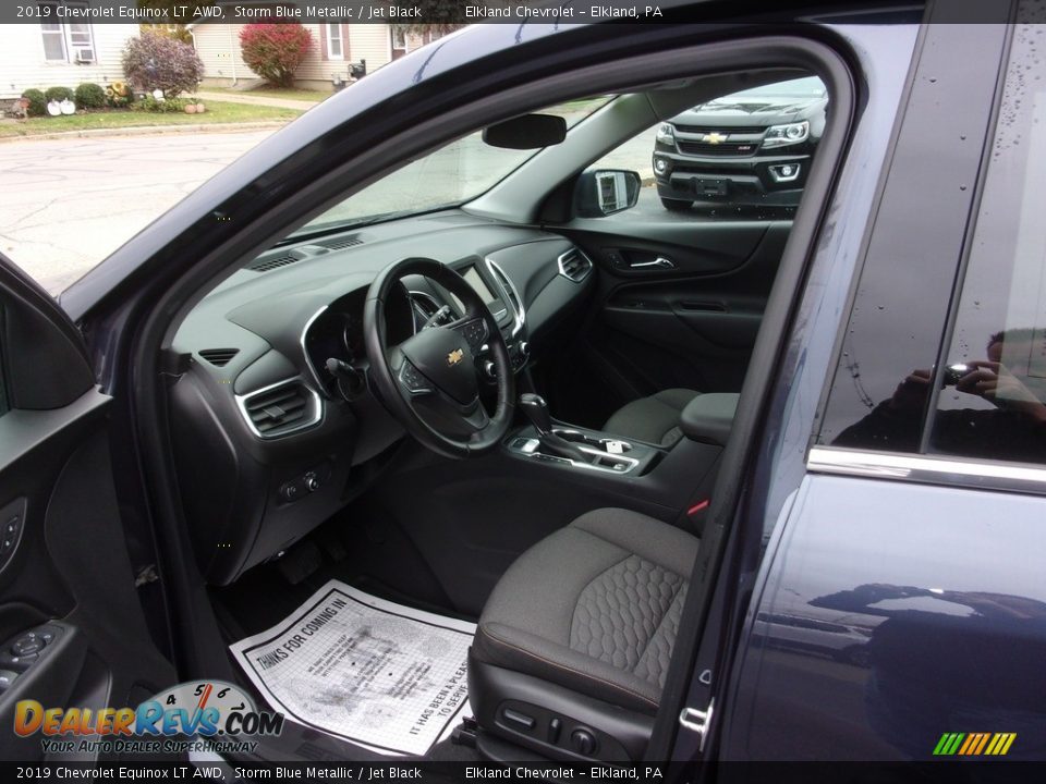2019 Chevrolet Equinox LT AWD Storm Blue Metallic / Jet Black Photo #9