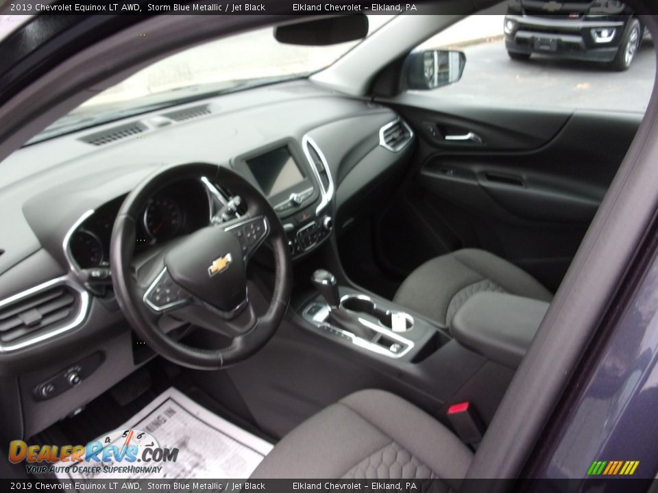 2019 Chevrolet Equinox LT AWD Storm Blue Metallic / Jet Black Photo #10