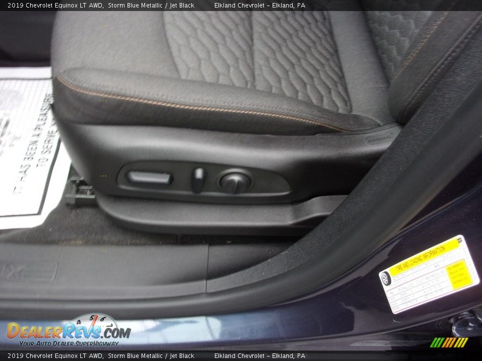 2019 Chevrolet Equinox LT AWD Storm Blue Metallic / Jet Black Photo #12