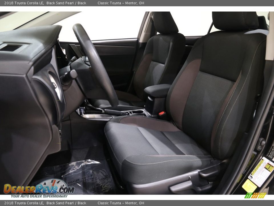 2018 Toyota Corolla LE Black Sand Pearl / Black Photo #5