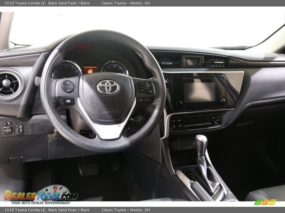 2018 Toyota Corolla LE Black Sand Pearl / Black Photo #6